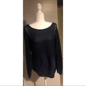 Justfab Sweater - Navy Blue